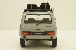Ваз-2121 Нива Vagabund 1980, Lada Niva, grey/black, with acessories, 1807302,  Solido 1:18