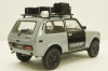 Ваз-2121 Нива Vagabund 1980, Lada Niva, grey/black, with acessories, 1807302,  Solido 1:18