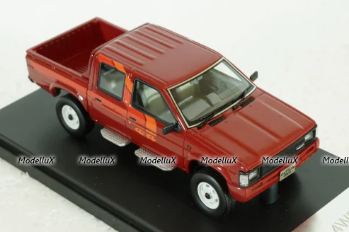 Datsun PickUp D21 Double Cab (Nissan Navara I), red, 1985, HS422RE, Hi-Story 1:43