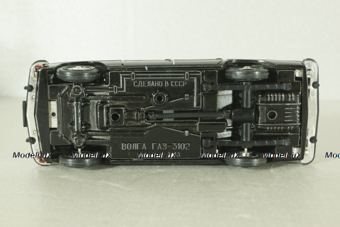 Газ-3102, черный, Агат 1:43