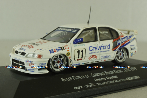 Nissan Premiera GT (P11) Crawford Nissan Racing STCC 1999, T.Rustad, white, XTC99020, Onyx 1:43