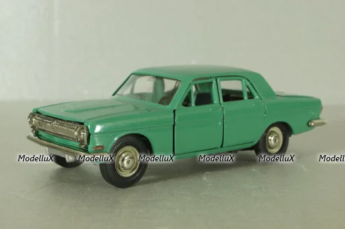 Газ-24 Волга А14, зеленый, черный салон, Тантал/Радон 1:43