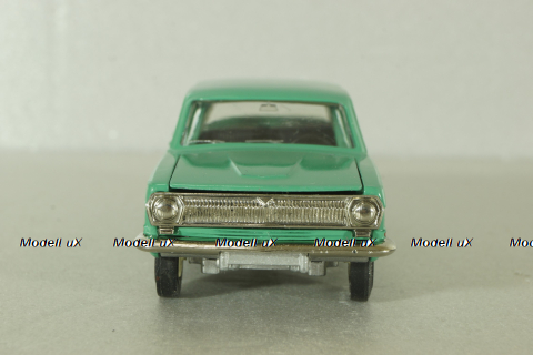 Газ-24 Волга А14, зеленый, черный салон, Тантал/Радон 1:43