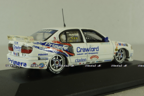 Nissan Premiera GT (P11) Crawford Nissan Racing STCC 1999, T.Rustad, white, XTC99020, Onyx 1:43