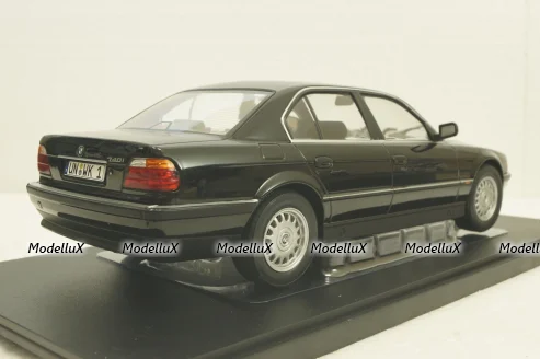 BMW 740i E38 Series 1, 1994 black metallic, KKDC180366, KK-Scale 1:18