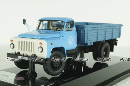 Газ-53-12 1985, синий, 105321, DiP Models 1:43