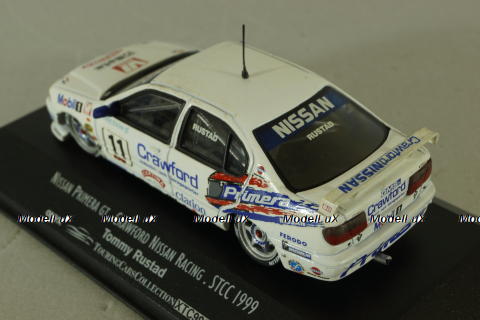 Nissan Premiera GT (P11) Crawford Nissan Racing STCC 1999, T.Rustad, white, XTC99020, Onyx 1:43
