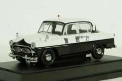Toyopet Crown Police Car, black/white, Ebbro 1:43