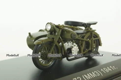 М-72 (ММЗ) 1941г., Мотоцикл, 307201, DiP Models 1:43