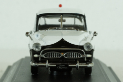 Toyopet Crown Police Car, black/white, Ebbro 1:43