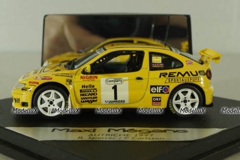 Renault Megane #1 R.Sperrer - R.Carlsson 1997, yellow, 7711149031, Vitesse  1:43