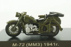 М-72 (ММЗ) 1941г., Мотоцикл, 307201, DiP Models 1:43