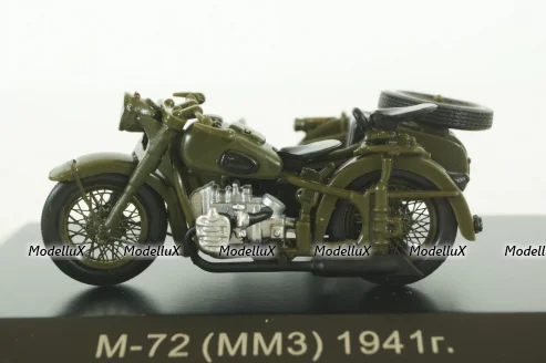 М-72 (ММЗ) 1941г., Мотоцикл, 307201, DiP Models 1:43