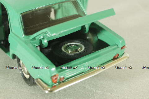 Газ-24 Волга А14, зеленый, черный салон, Тантал/Радон 1:43