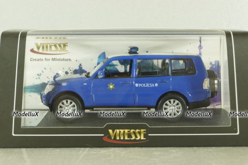 Mitsubishi Pajero Macau Public Security Police 2007, blue, 29326, Vitesse 1:43 
