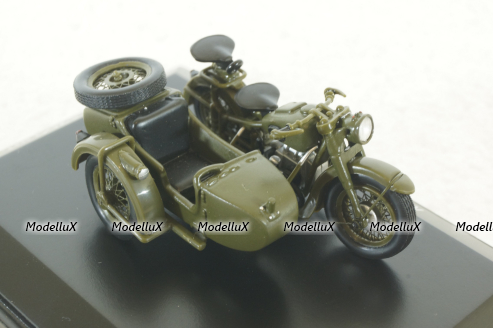 М-72 (ММЗ) 1941г., Мотоцикл, 307201, DiP Models 1:43