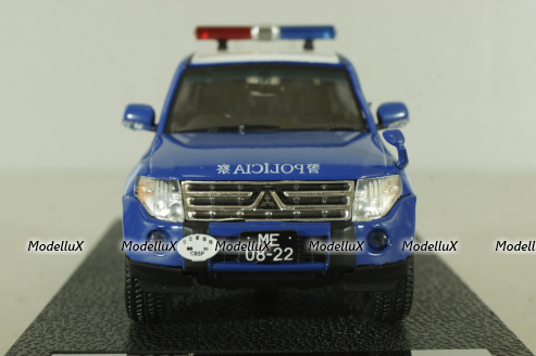 Mitsubishi Pajero Macau Public Security Police 2007, blue, 29326, Vitesse 1:43 