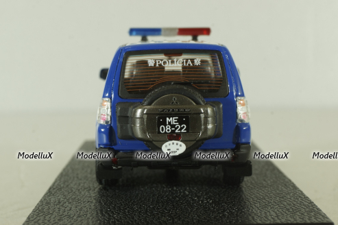 Mitsubishi Pajero Macau Public Security Police 2007, blue, 29326, Vitesse 1:43 