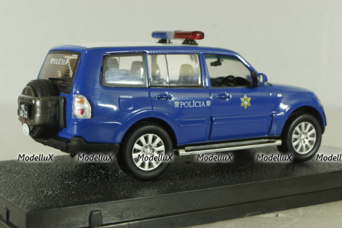 Mitsubishi Pajero Macau Public Security Police 2007, blue, 29326, Vitesse 1:43 