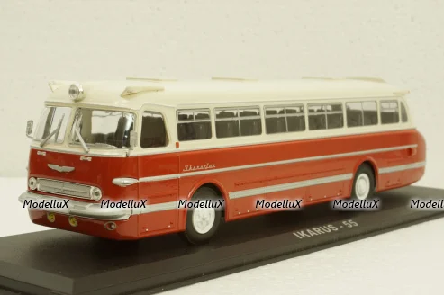 Икарус-55 красный, 04007,  Classicbus 1:43
