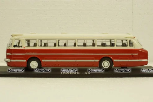 Икарус-55 красный, 04007,  Classicbus 1:43