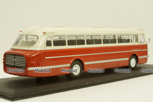 Икарус-55 красный, 04007,  Classicbus 1:43