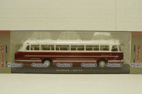 Икарус-55.14, бело-красный, 04007С, Classicbus 1:43