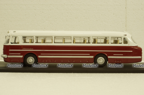 Икарус-55.14, бело-красный, 04007С, Classicbus 1:43
