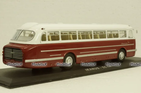 Икарус-55.14, бело-красный, 04007С, Classicbus 1:43