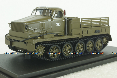 АТ-Т артиллерийский тягач, хаки, бортовой, SSM3005, SSM 1:43