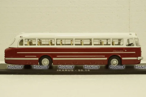 Икарус-55.14, бело-красный, 04007С, Classicbus 1:43
