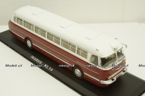 Икарус-55.14, бело-красный, 04007С, Classicbus 1:43