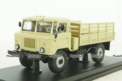 ГАЗ-66 бортовой 1964, бежевый, SSM1186, SSM 1:43