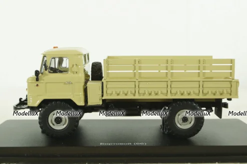 ГАЗ-66 бортовой 1964, бежевый, SSM1186, SSM 1:43