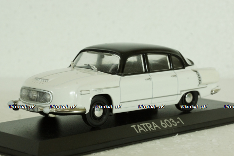 Tatra 603-1, white, DeAgostini 1:43