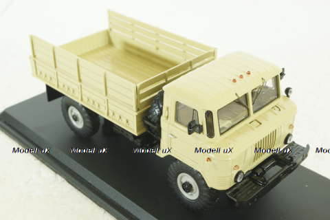 ГАЗ-66 бортовой 1964, бежевый, SSM1186, SSM 1:43