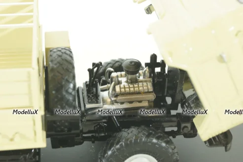 ГАЗ-66 бортовой 1964, бежевый, SSM1186, SSM 1:43