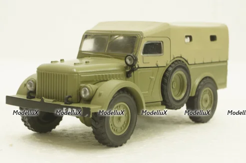 Газ-62, военный, Автолегенды СССР №229, 1:43 Перекрашен салон!