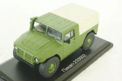 Газ-233002 ТИГР пикап с тентом (хаки), SSM2002, SSM 1:43