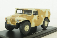 Газ-233002 Тигр с тентом, камуфляж, SSM2003, SSM 1:43