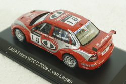 Ваз-2170 Lada Priora, WTCC 2009 J.van Lagen, 221705, DiP Models 1:43