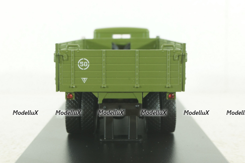 Краз-257 бортовой, хаки, SSM1070, SSM 1:43