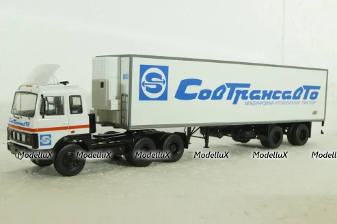 Маз-6422 с полуприцепом Lamberet, Sovtransavto, SSM1560, SSM 1:43