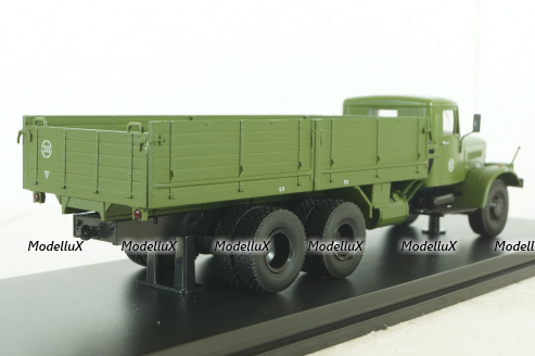 Краз-257 бортовой, хаки, SSM1070, SSM 1:43