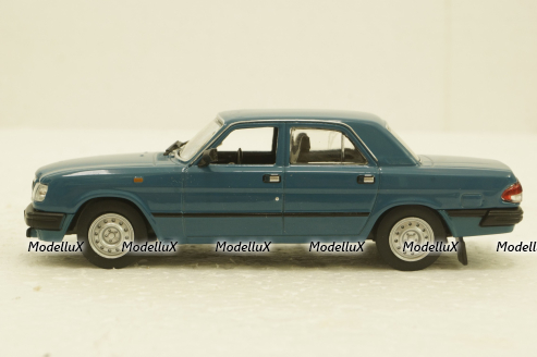 Газ-3110 Волга, синий,  Автолегенды СССР №257, 1:43