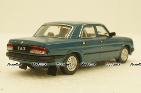 Газ-3110 Волга, синий,  Автолегенды СССР №257, 1:43