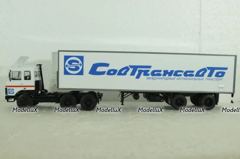 Маз-6422 с полуприцепом Lamberet, Sovtransavto, SSM1560, SSM 1:43