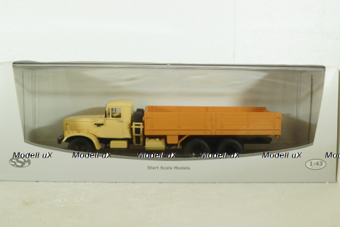 Краз-257 бортовой, песочно-оранжевый, SSM1071, SSM 1:43 