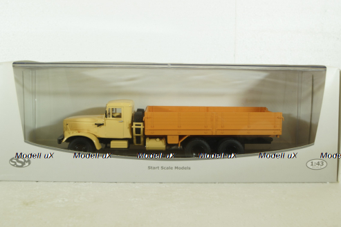 Краз-257 бортовой, песочно-оранжевый, SSM1071, SSM 1:43 
