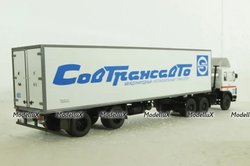 Маз-6422 с полуприцепом Lamberet, Sovtransavto, SSM1560, SSM 1:43